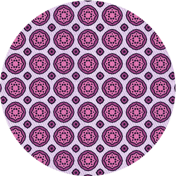 Square Machine Washable Transitional Purple Rug in a Living Room, wshpat2457pur