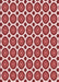 Patterned Cranberry Red Rug, pat2457rd