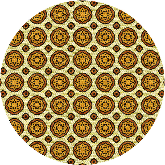 Square Patterned Red Brown Rug, pat2457yw