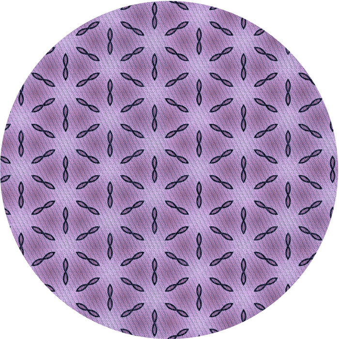 Square Machine Washable Transitional Purple Violet Purple Rug in a Living Room, wshpat2458blu