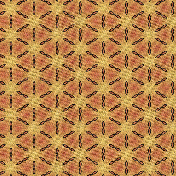 Round Patterned Mahogany Brown Rug, pat2458brn