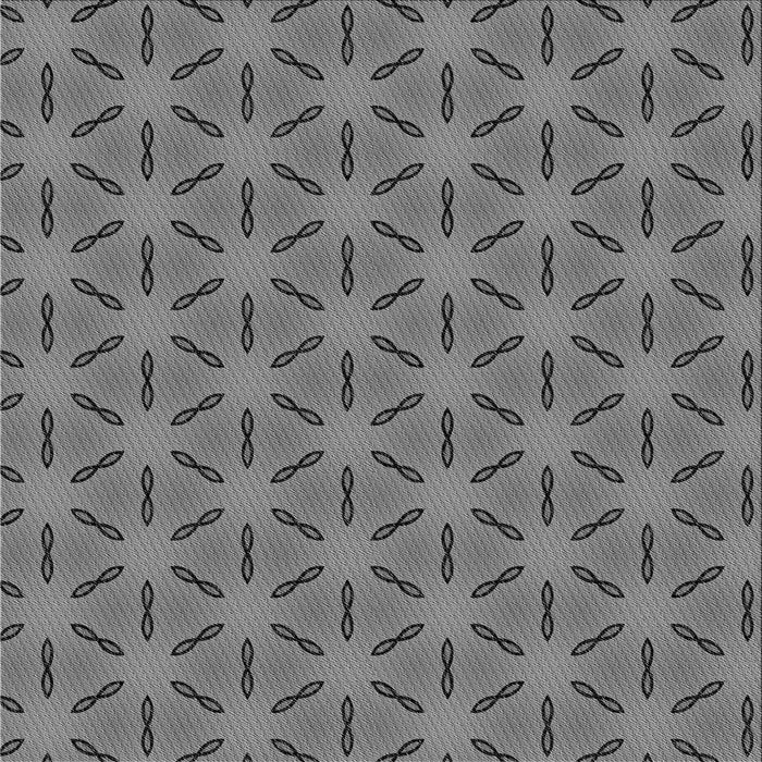 Round Machine Washable Transitional Carbon Gray Rug, wshpat2458gry