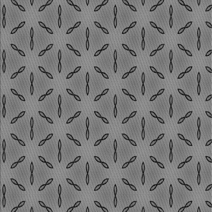 Machine Washable Transitional Carbon Gray Rug, wshpat2458gry