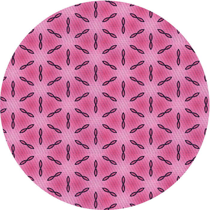 Square Machine Washable Transitional Medium Violet Red Pink Rug in a Living Room, wshpat2458pur