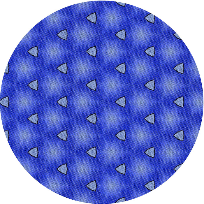 Square Machine Washable Transitional Blue Rug in a Living Room, wshpat2459blu