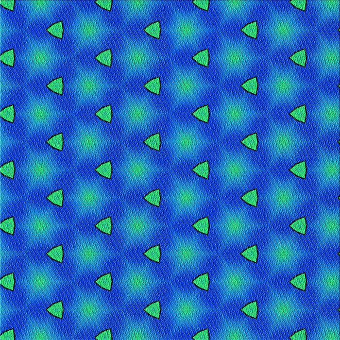 Round Patterned Dark Turquoise Green Rug, pat2459lblu