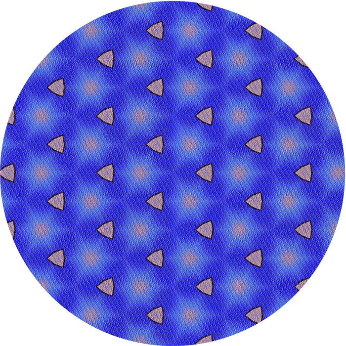 Square Machine Washable Transitional Blue Rug in a Living Room, wshpat2459pur