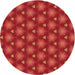 Square Patterned Red Rug, pat2459rd