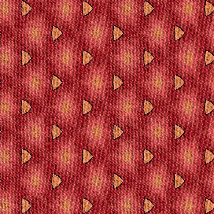 Patterned Red Rug, pat2459rd