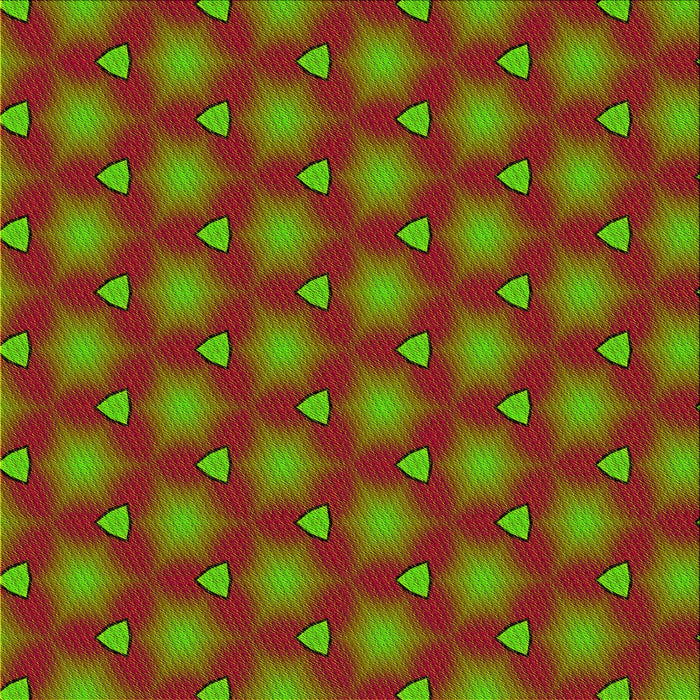 Round Patterned Red Rug, pat2459yw