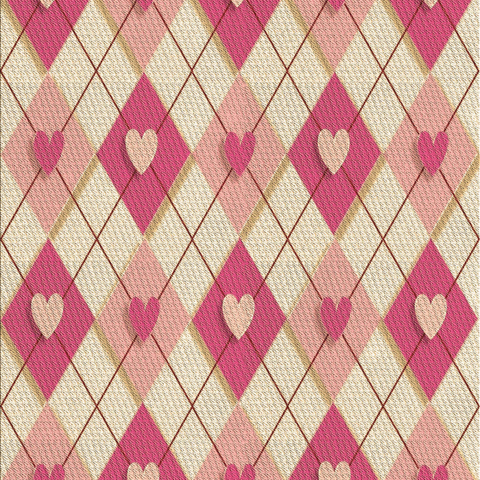 Patterned Deep Peach Orange Rug, pat246brn