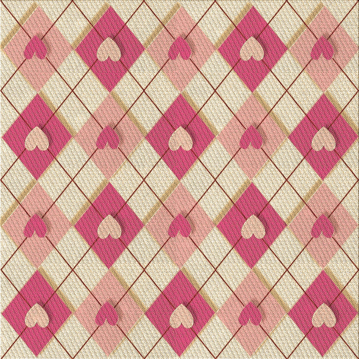 Round Patterned Deep Peach Orange Rug, pat246brn