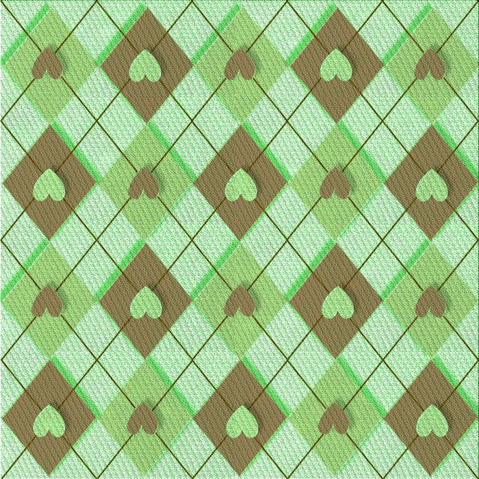 Round Patterned Light Green Rug, pat246grn