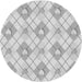 Square Patterned Dark Gray Rug, pat246gry