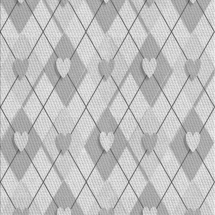 Patterned Dark Gray Rug, pat246gry