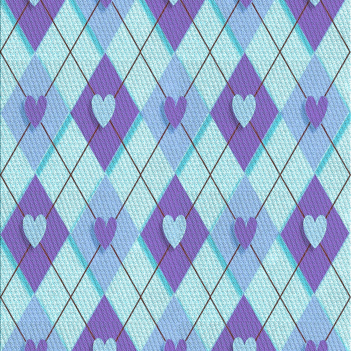 Patterned Blue Rug, pat246lblu