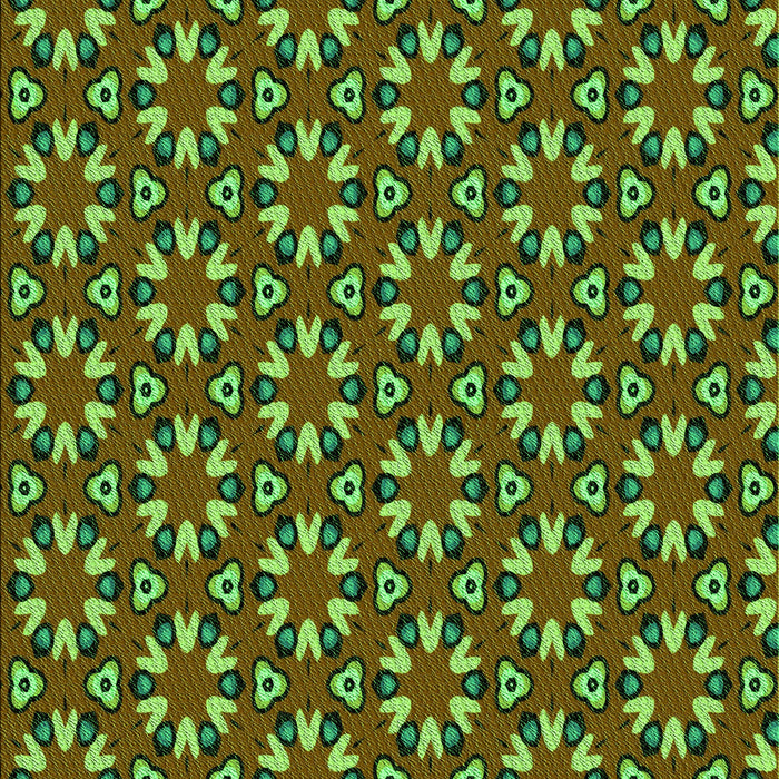 Patterned Bakers Brown Rug, pat2460grn