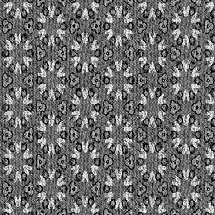 Patterned Gunmetal Gray Rug, pat2460gry