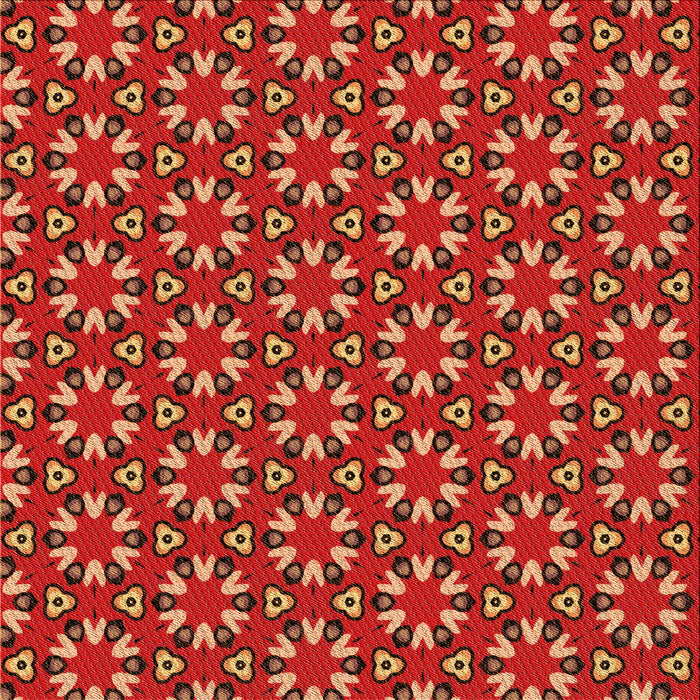 Round Machine Washable Transitional Red Rug, wshpat2460org