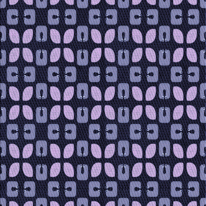 Patterned Night Blue Rug, pat2461blu