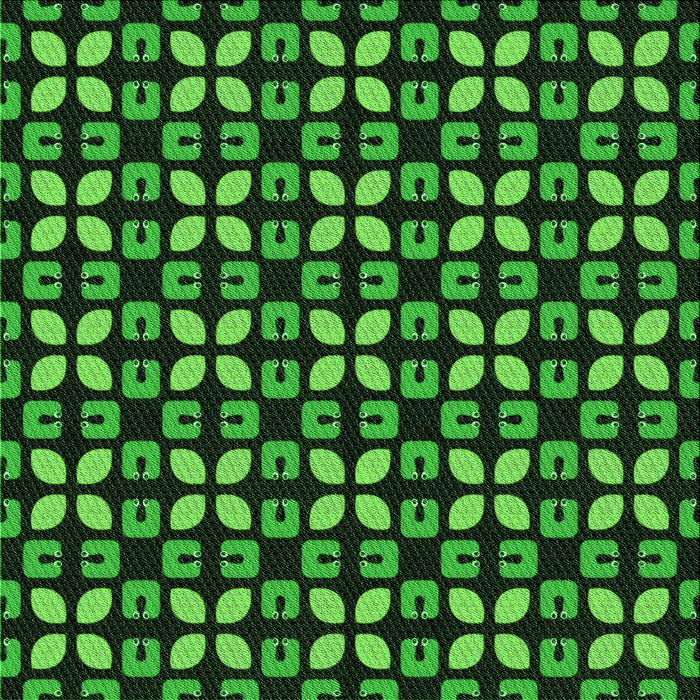 Round Patterned Lime Green Rug, pat2461grn