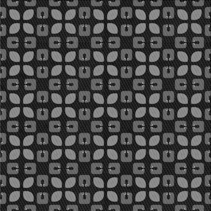 Round Machine Washable Transitional Midnight Gray Rug, wshpat2461gry