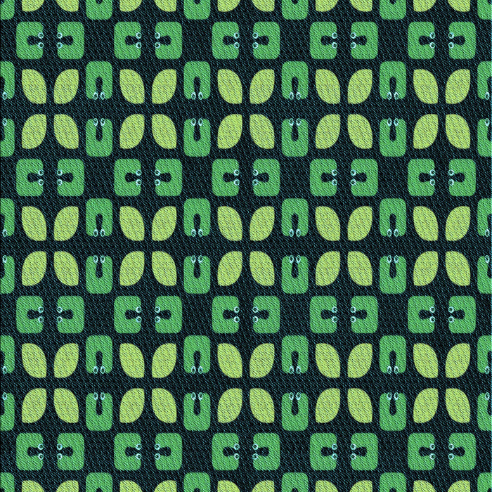 Patterned Deep Teal Green Rug, pat2461lblu