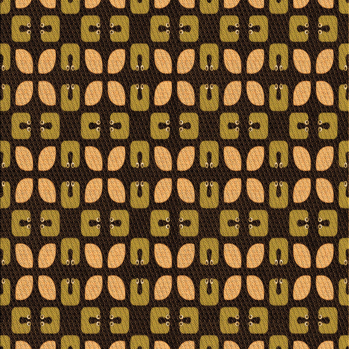 Patterned Orange Rug, pat2461org