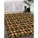 Machine Washable Transitional Orange Rug in a Family Room, wshpat2461org