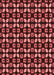 Patterned Red Rug, pat2461rd