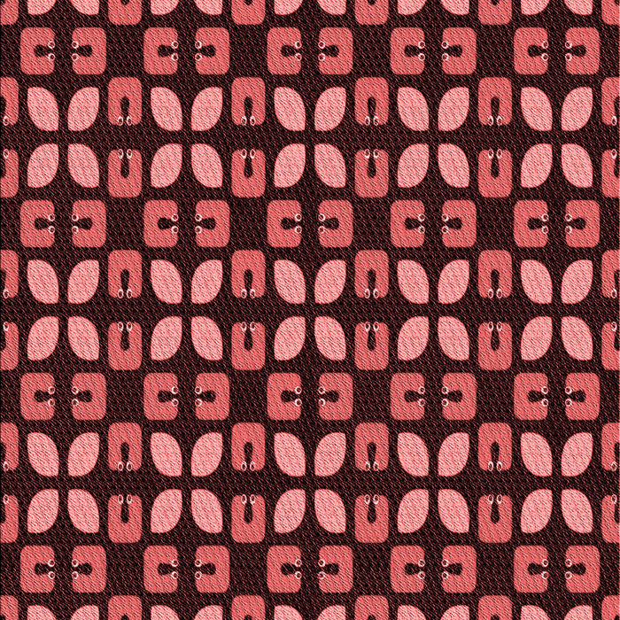Patterned Red Rug, pat2461rd