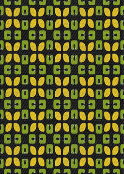 Patterned Mid Gray Novelty Rug, pat2461