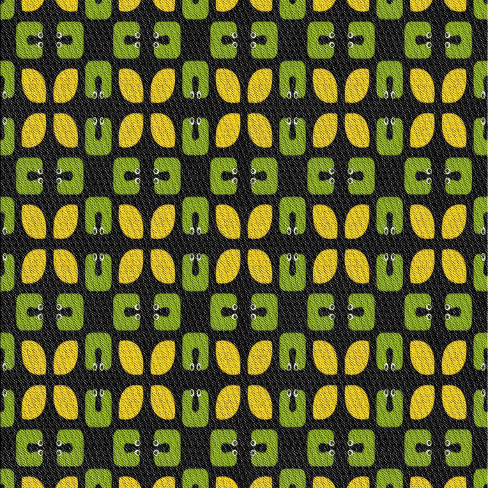 Patterned Mid Gray Novelty Rug, pat2461