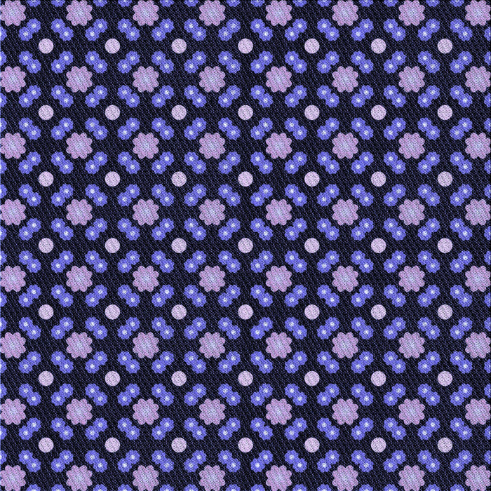 Round Patterned Medium Slate Blue Rug, pat2462blu