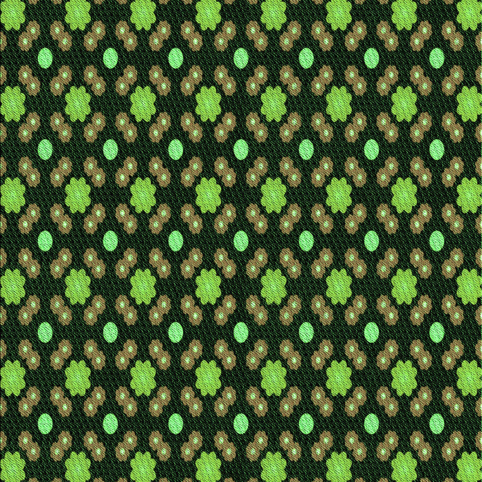 Patterned Black Rug, pat2462grn