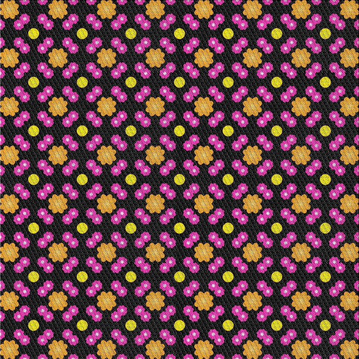 Square Patterned Dark Purple Novelty Rug, pat2462