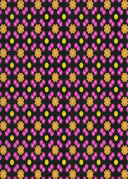 Patterned Dark Purple Novelty Rug, pat2462