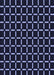 Patterned Night Blue Rug, pat2463blu