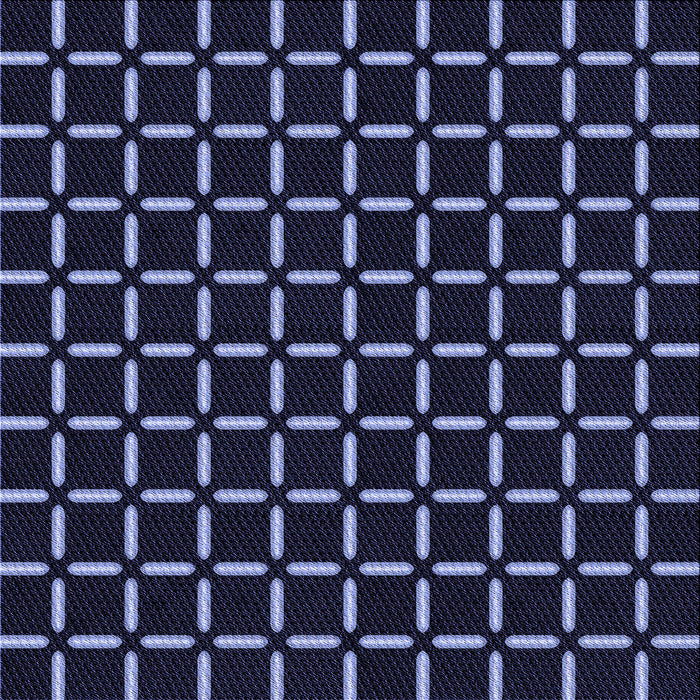 Round Patterned Night Blue Rug, pat2463blu