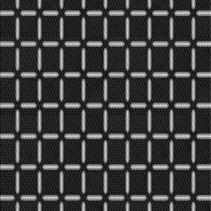 Machine Washable Transitional Black Rug, wshpat2463gry