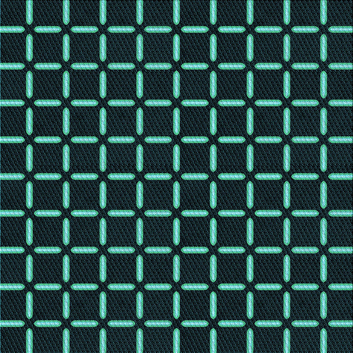 Round Machine Washable Transitional Dark Cyan Green Rug, wshpat2463lblu