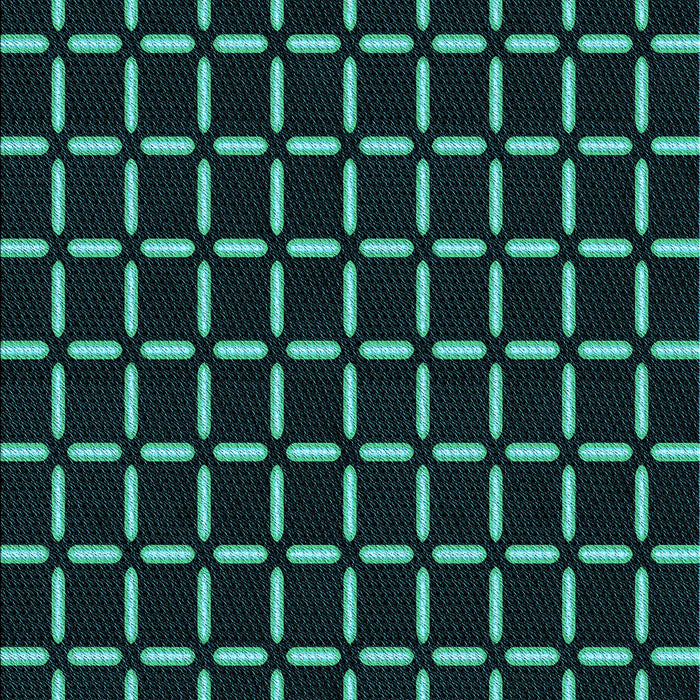 Machine Washable Transitional Dark Cyan Green Rug, wshpat2463lblu