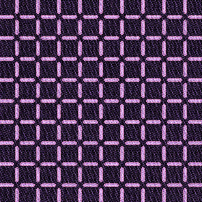 Round Patterned Orchid Purple Rug, pat2463pur