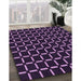 Patterned Orchid Purple Rug in Family Room, pat2463pur