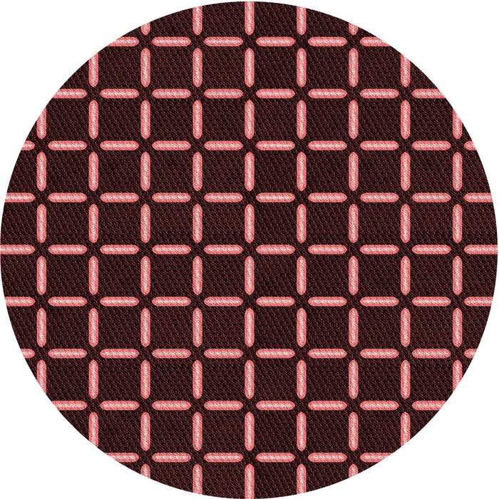 Square Machine Washable Transitional Chocolate Brown Rug in a Living Room, wshpat2463rd