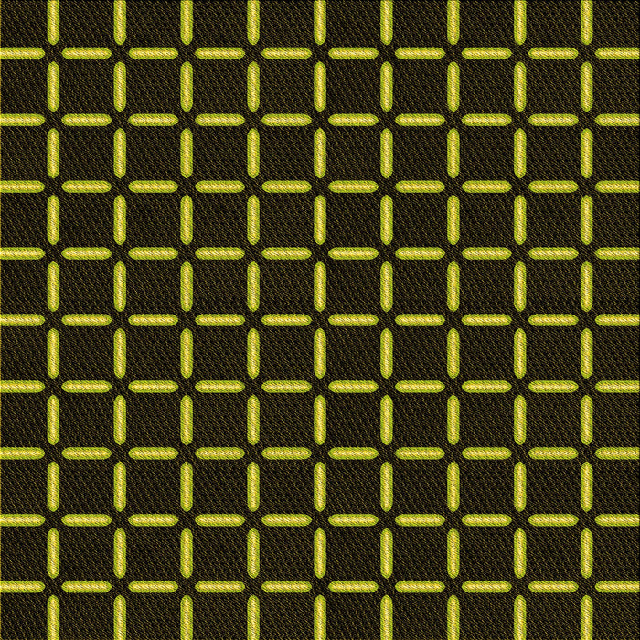 Round Patterned Black Rug, pat2463yw