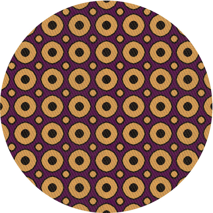 Square Machine Washable Transitional Orange Rug in a Living Room, wshpat2464brn