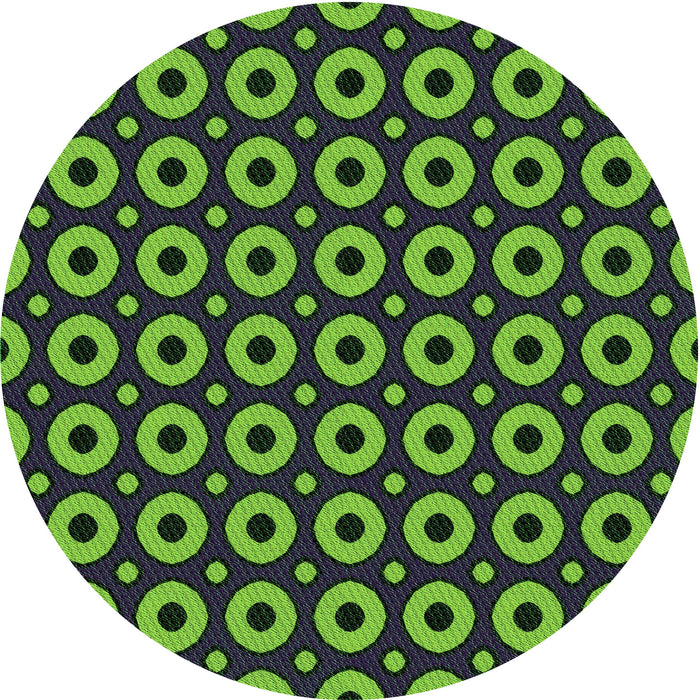 Square Machine Washable Transitional Dark Slate Grey Green Rug in a Living Room, wshpat2464grn