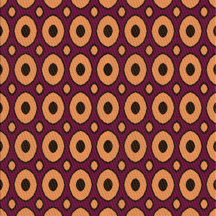 Patterned Orange Rug, pat2464org