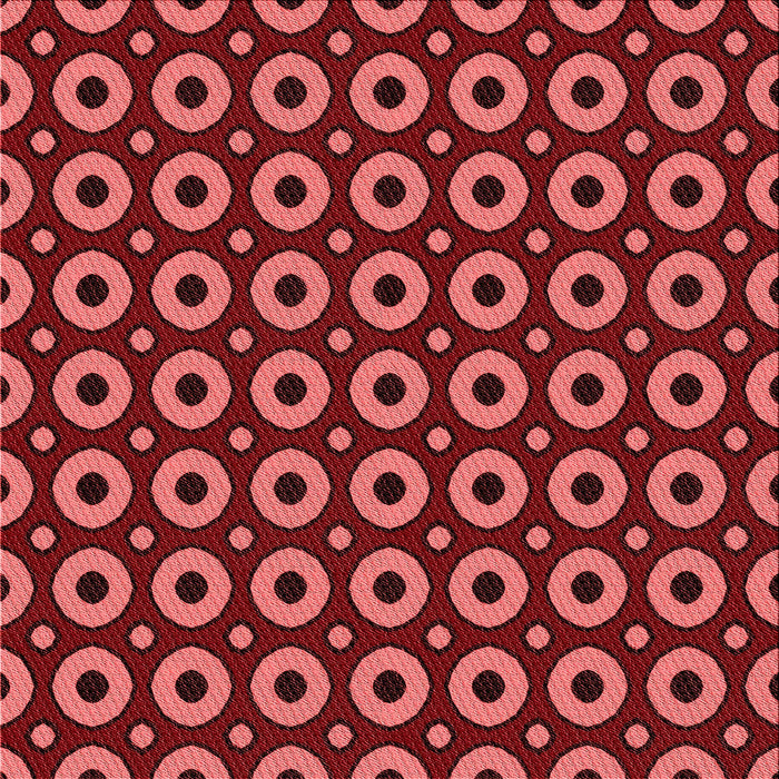 Round Machine Washable Transitional Red Rug, wshpat2464rd